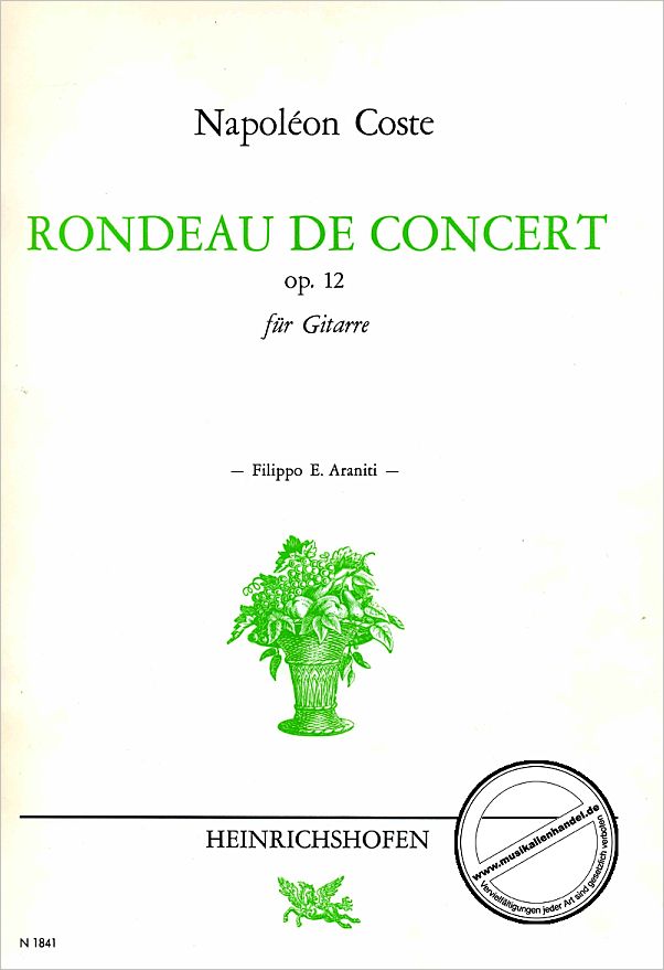 Titelbild für N 1841 - RONDEAU DE CONCERT OP 12