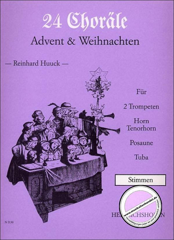 Titelbild für N 2130 - 24 CHORAELE - ADVENT + WEIHNACHTEN