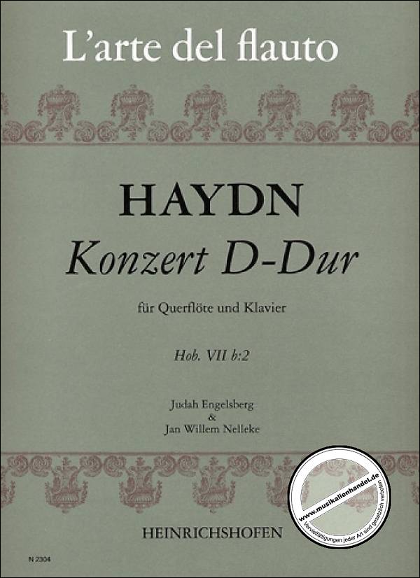 Titelbild für N 2304 - KONZERT D-DUR HOB 7B/2 OP 101