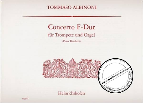 Titelbild für N 2317 - CONCERTO F-DUR