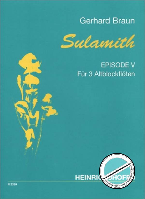 Titelbild für N 2326 - SULAMITH - 12 EPISODEN AUS DEM HOHEN LIED SALOMONIS