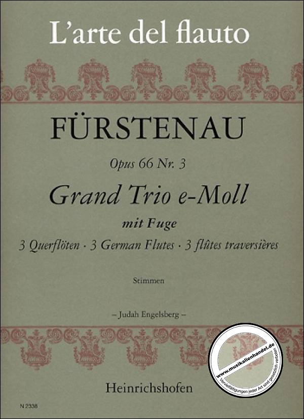 Titelbild für N 2338 - GRAND TRIO E-MOLL OP 66/3