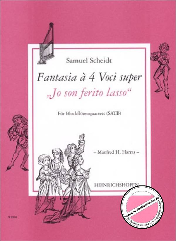 Titelbild für N 2340 - FANTASIE A 4 VOCI SUPER IO SON FERITO LASSO
