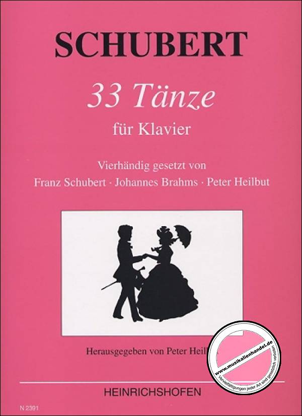 Titelbild für N 2391 - 33 TAENZE FUER KLAVIER