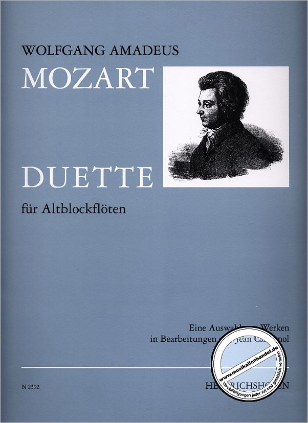 Titelbild für N 2392 - DUETTE