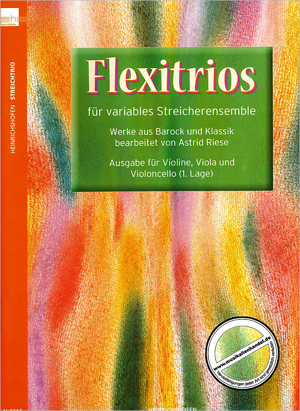 Titelbild für N 2744 - FLEXITRIOS FUER VARIABLES STREICHERENSEMBLE