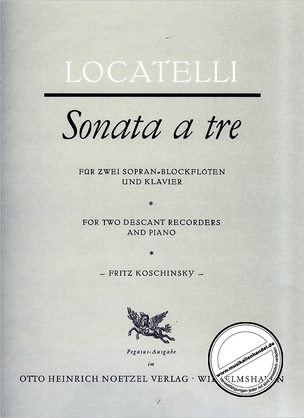 Titelbild für N 3126 - SONATA A TRE D-MOLL