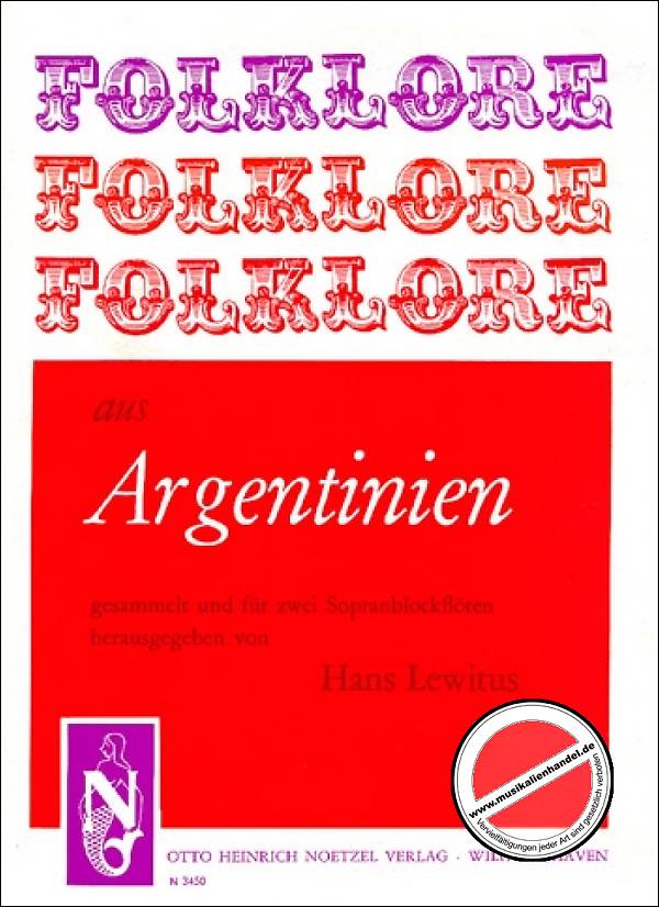 Titelbild für N 3450 - FOLKLORE AUS ARGENTINIEN