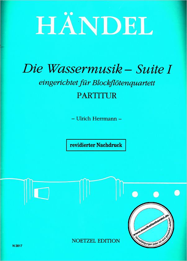 Titelbild für N 3817-BBFL - WASSERMUSIK SUITE 1