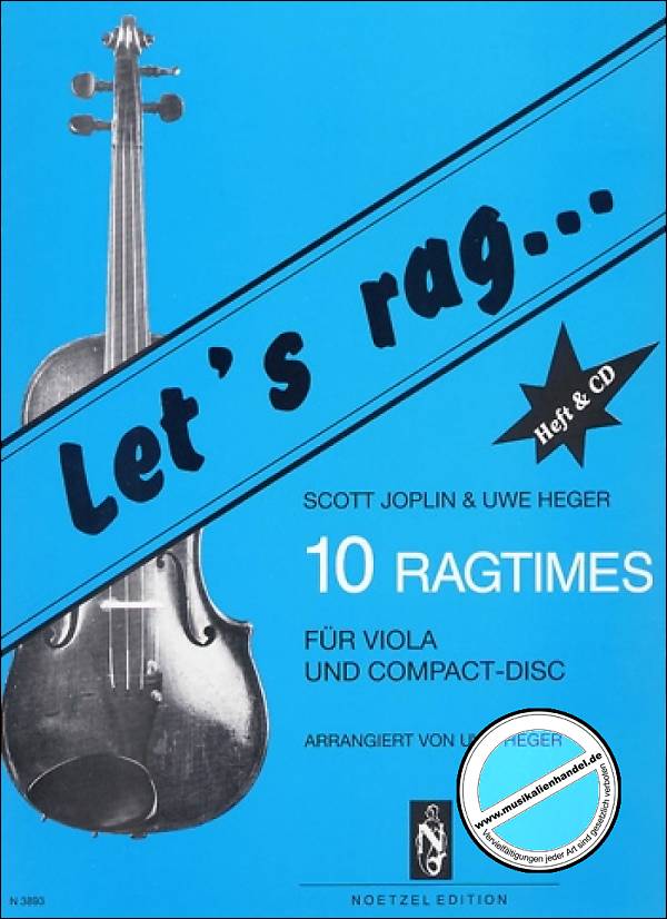 Titelbild für N 3893 - LET'S RAG - 10 RAGTIMES