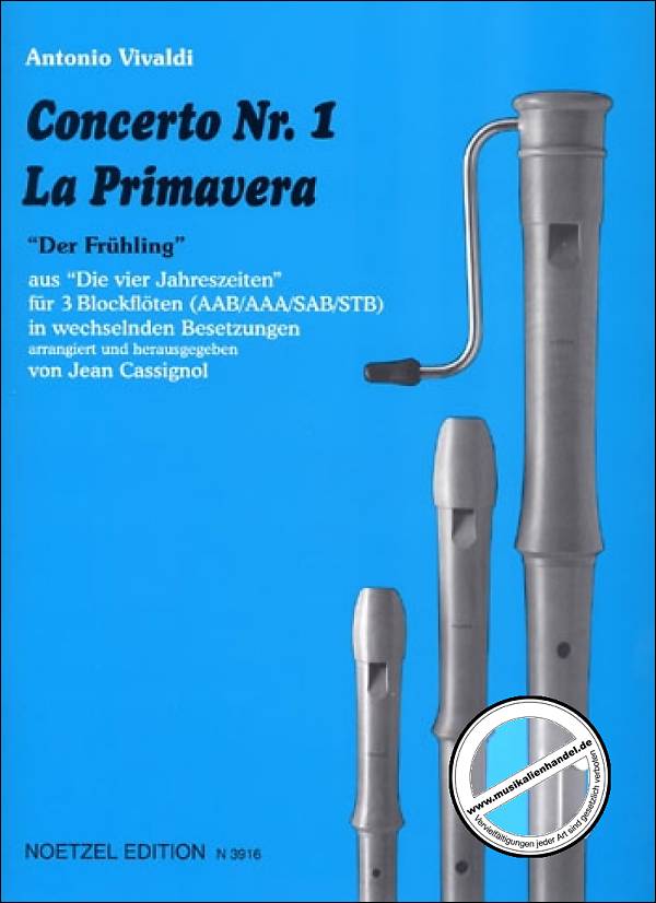 Titelbild für N 3916 - LA PRIMAVERA (FRUEHLING - 4 JAH
