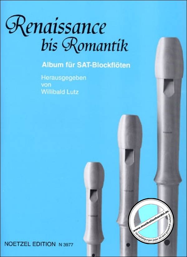 Titelbild für N 3977 - RENAISSANCE BIS ROMANTIK