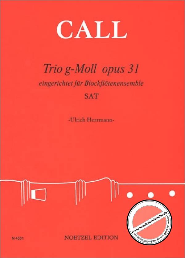 Titelbild für N 4531 - TRIO G-MOLL OP 31
