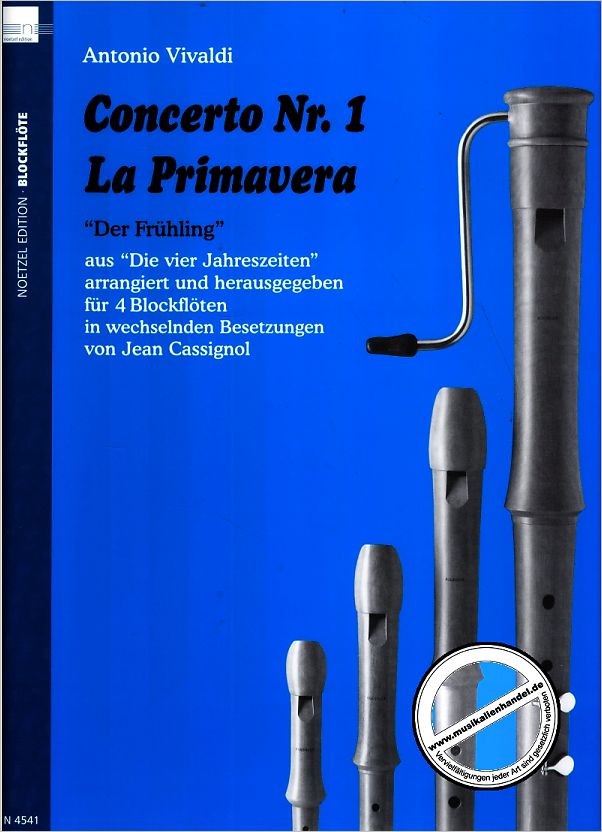 Titelbild für N 4541 - LA PRIMAVERA (FRUEHLING - 4 JAH