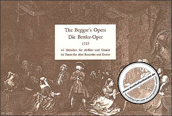 Titelbild für N 6035 - DIE BETTLER OPER - THE BEGGAR'S OPERA