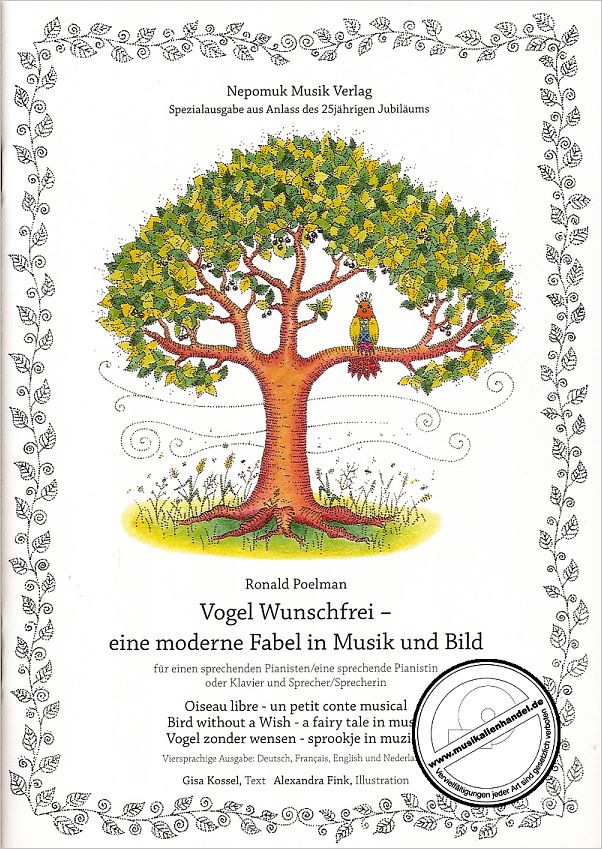 Titelbild für NEP 12064 - VOGEL WUNSCHFREI - EINE MODERNE FABEL IN MUSIK UND BILD