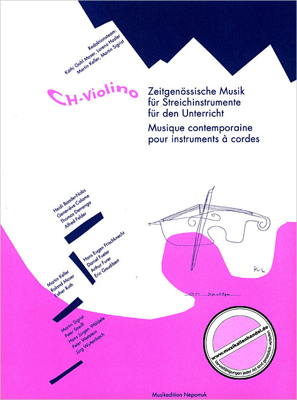 Titelbild für NEP 9145 - CH VIOLINO - ZEITGENOESSISCHE MUSIK FUER STREICHINSTRUMENTE