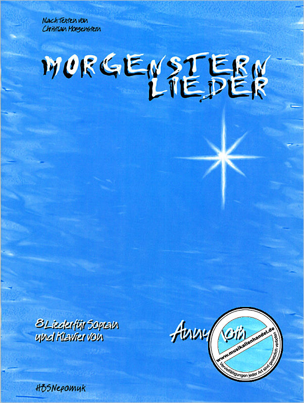 Titelbild für NEP 9828 - MORGENSTERN LIEDER