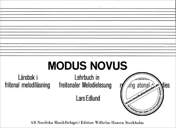 Titelbild für NMS 5936 - MODUS NOVUS