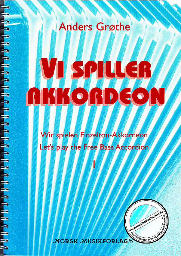 Titelbild für NORSK 10836 - WIR SPIELEN 1 EINZELTON AKKORDEON