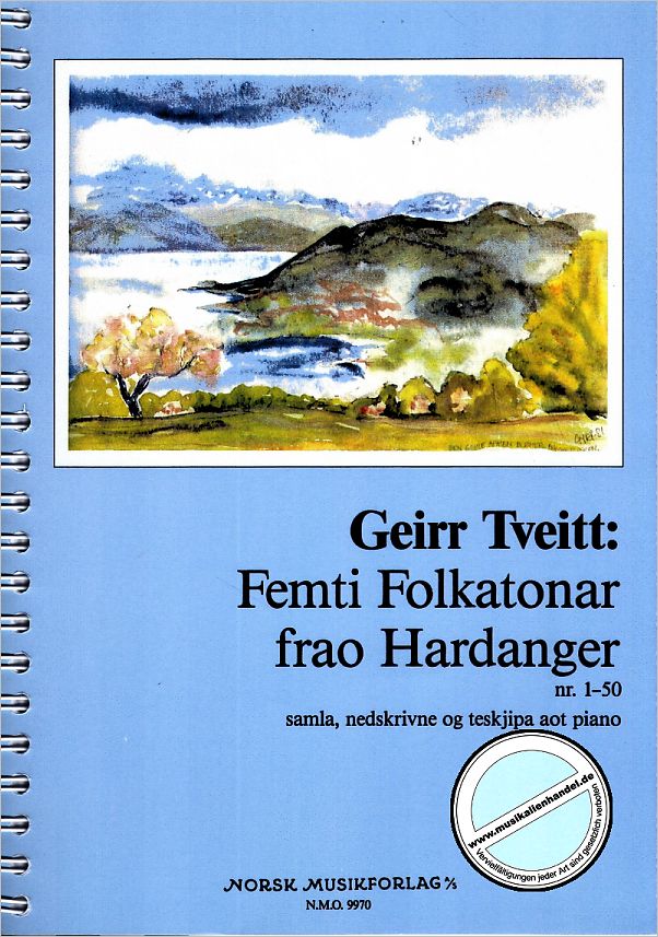 Titelbild für NORSK 9970 - FEMTI FOLKATONAR FRAO HARDANGER