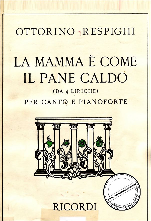 Titelbild für NR 118785 - LA MAMMA E COME IL PANE