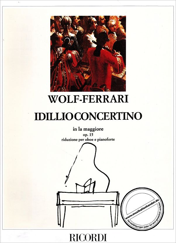 Titelbild für NR 122711 - IDILLIO CONCERTINO A-DUR OP 15