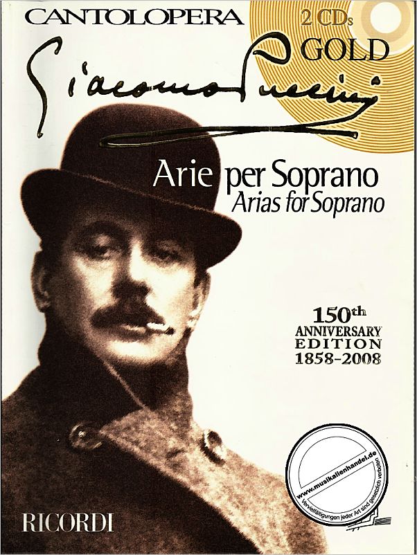 Titelbild für NR 140126 - ARIE PER SOPRANO - PUCCINI GOLD