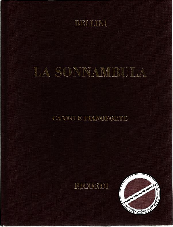 Titelbild für NR 41686-04 - LA SONNAMBULA