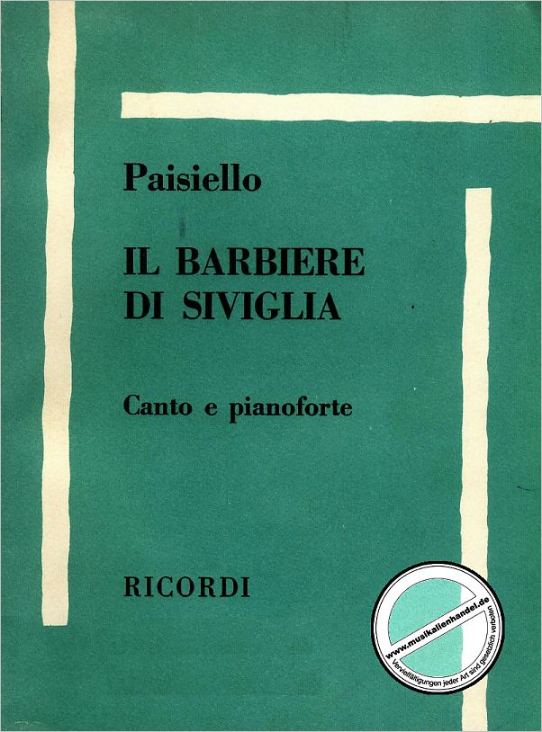 Titelbild für NR 46102-05 - IL BARBIERE DI SIVIGLIA