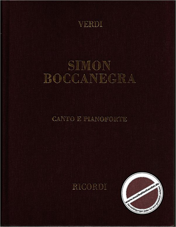 Titelbild für NR 47372-04 - SIMON BOCCANEGRA