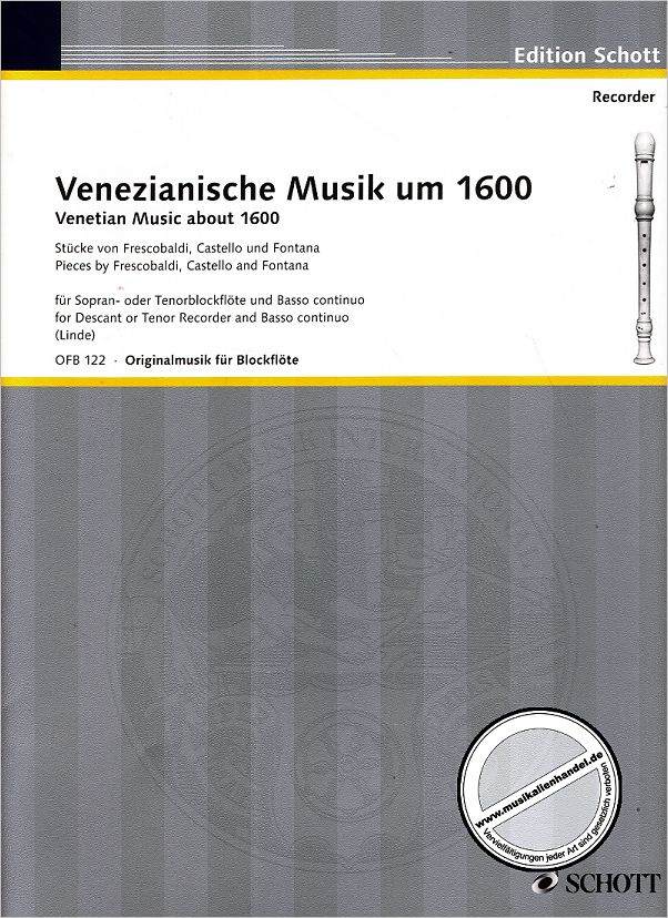 Titelbild für OFB 122 - VENEZIANISCHE MUSIK UM 1600