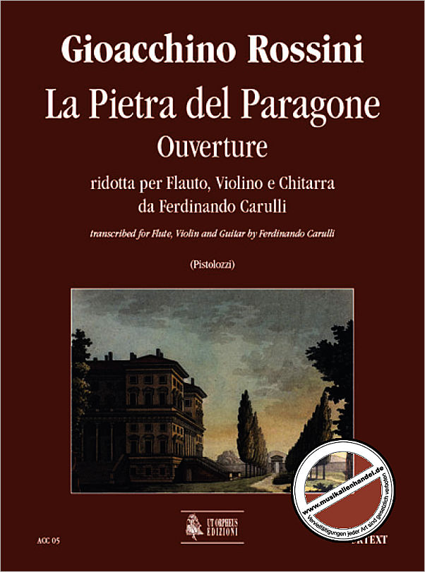 Titelbild für ORPHEUS -ACC05 - LA PIETRA DEL PARAGONE - OUVERTUERE
