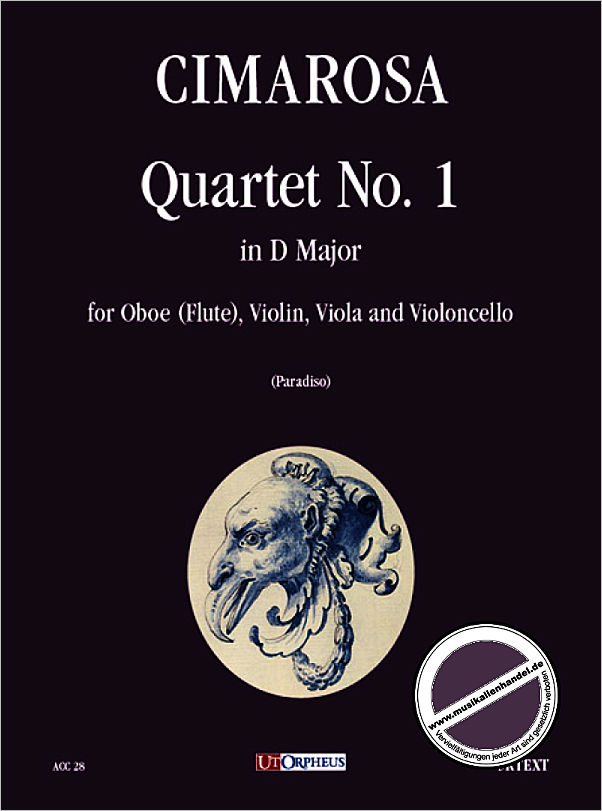 Titelbild für ORPHEUS -ACC28 - QUARTETT 1 D-DUR