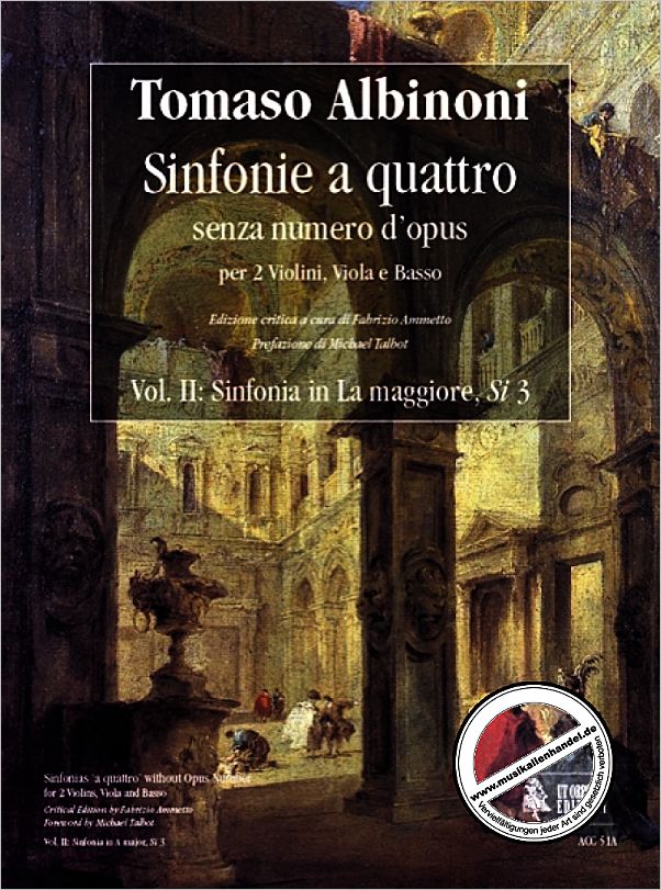 Titelbild für ORPHEUS -ACC51A - SINFONIA A QUATTRO A-DUR SI 3