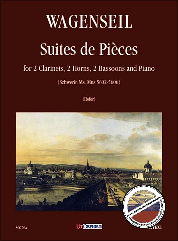Titelbild für ORPHEUS -ACC76A - SUITES DE PIECES MS MUS 5602-5606