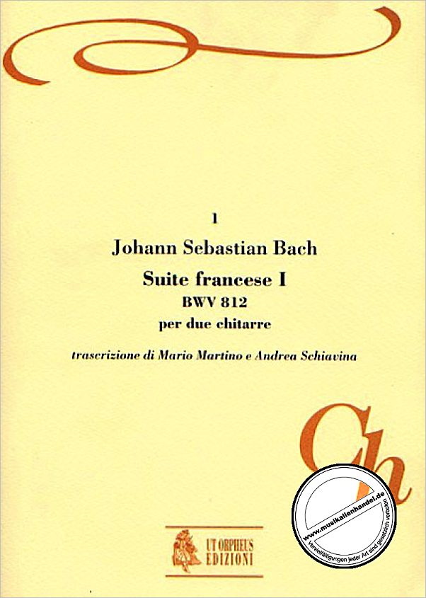 Titelbild für ORPHEUS -CH01 - FRANZOESISCHE SUITE 1 BWV 812