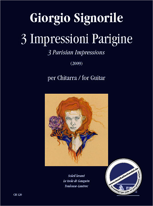 Titelbild für ORPHEUS -CH120 - 3 IMPRESSIONI PARIGINE