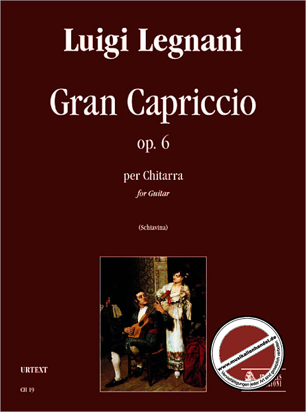 Titelbild für ORPHEUS -CH19 - GRAN CAPRICCIO OP 6