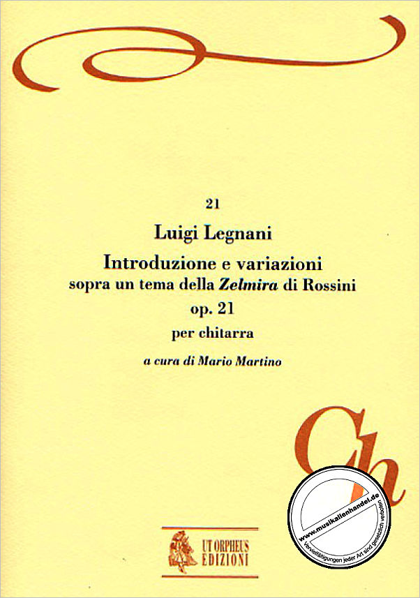 Titelbild für ORPHEUS -CH21 - INTRODUZIONE E VARIAZIONI SOPRA UN TEMA DELLA ZELMIRA (ROSSINI)