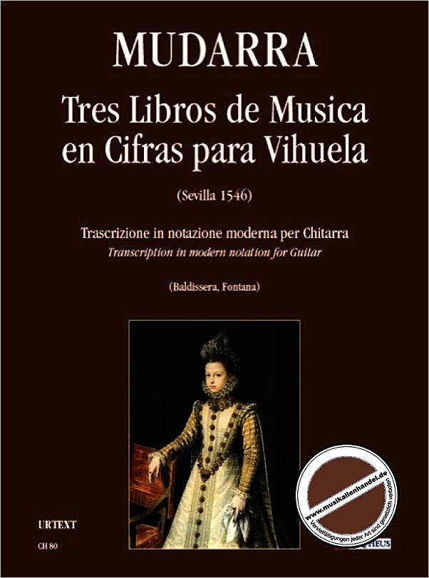Titelbild für ORPHEUS -CH80 - 3 LIBROS DE MUSICA EN CIFRAS PARA VIHUELA