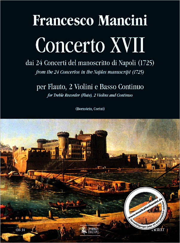 Titelbild für ORPHEUS -CSS34 - KONZERT 17 (AUS 24 CONCERTI DEL MANOSCRITTO DI NAPOLI)