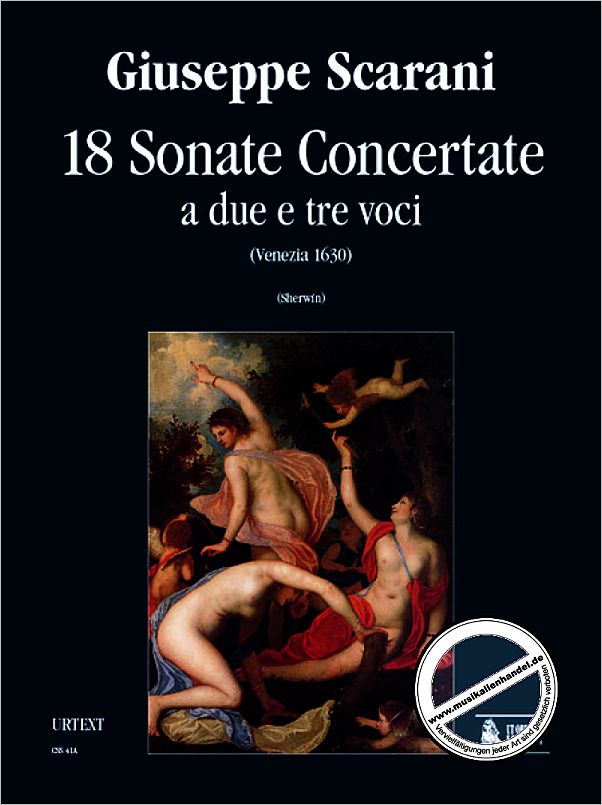 Titelbild für ORPHEUS -CSS41A - 18 SONATE CONCERTATE A DUE E TRE VOCI