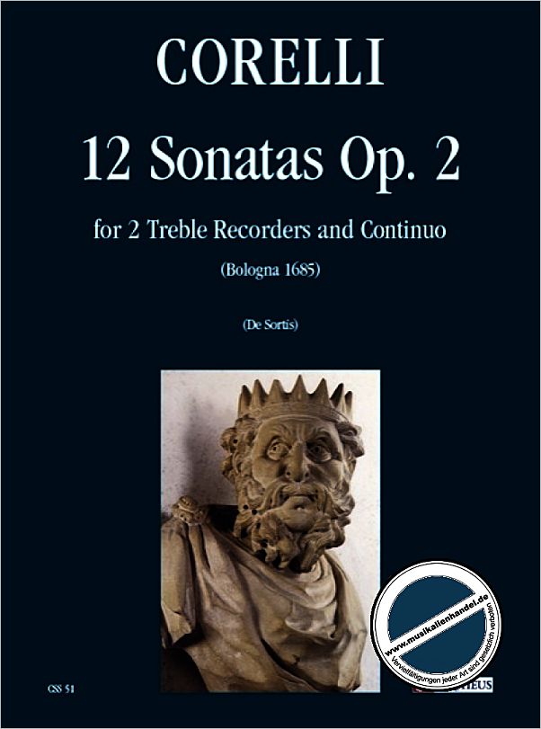 Titelbild für ORPHEUS -CSS51 - 12 SONATEN OP 2