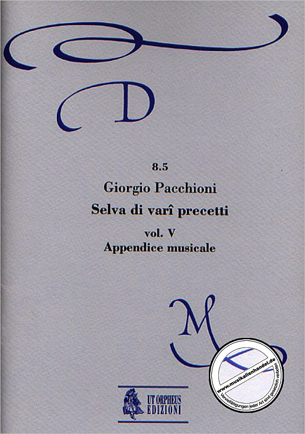 Titelbild für ORPHEUS -DM08-5 - SELVA DI VARI PRECETTI 5