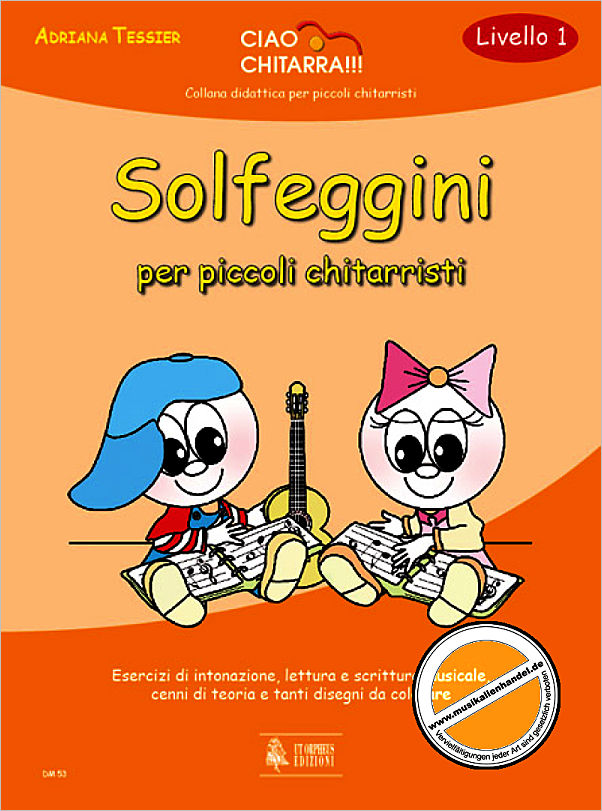 Titelbild für ORPHEUS -DM53 - SOLFEGGINI PER PICCOLI CHITARRISTI 1
