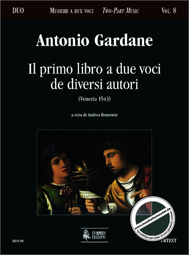 Titelbild für ORPHEUS -DUO08 - IL PRIMO LIBRO A DUE VOCI DE DIVERSI AUTORI