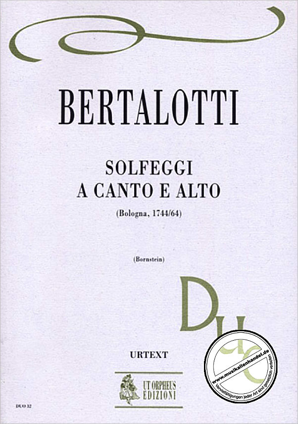 Titelbild für ORPHEUS -DUO32 - SOLFEGGI A CANTO E ALTO
