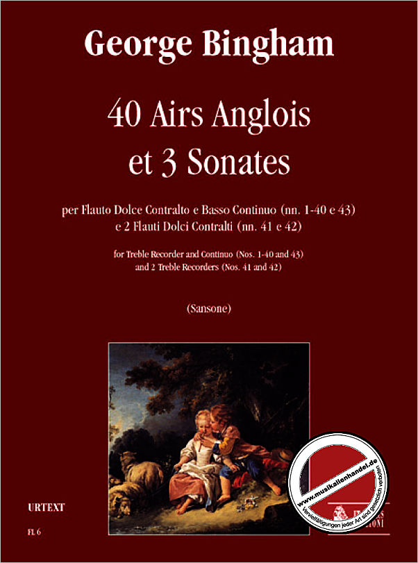 Titelbild für ORPHEUS -FL6 - 40 AIRS ANGLOIS ET 3 SONATES