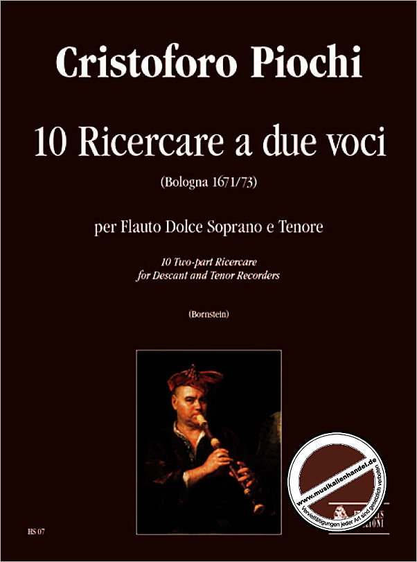 Titelbild für ORPHEUS -HS07 - 10 RICERCARE A DUE VOCI